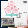Adhésif grand format logo équipe du Japon - Brave Blossoms (Les Fleurs courageuses)