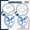 sticker sur plaque aluminium dibond ou panneau PVC logo rugby - Namibie - Welwitschias