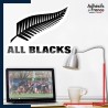 Adhésif grand format logo équipe de Nouvelle-Zélande - All Blacks