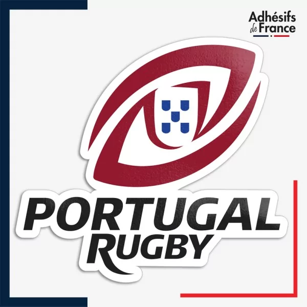 Sticker logo équipe du Portugal - Portugal Rugby - Os Lobos