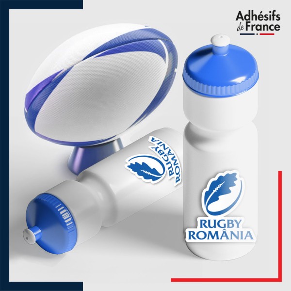 autocollant petit format logo équipe de Roumanie - Rugby România - Stejar (Les Chênes)