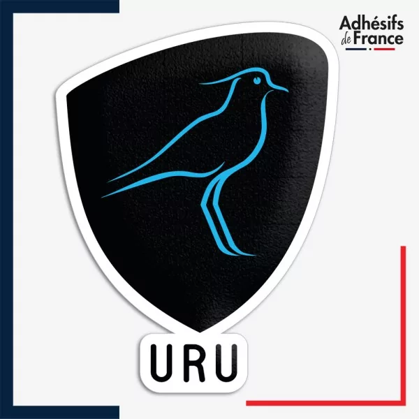 Sticker logo équipe d'Uruguay - Los Teros (Les Vanneau téro)