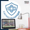Adhésif grand format logo rugby - Club Castres - Castres Olympique