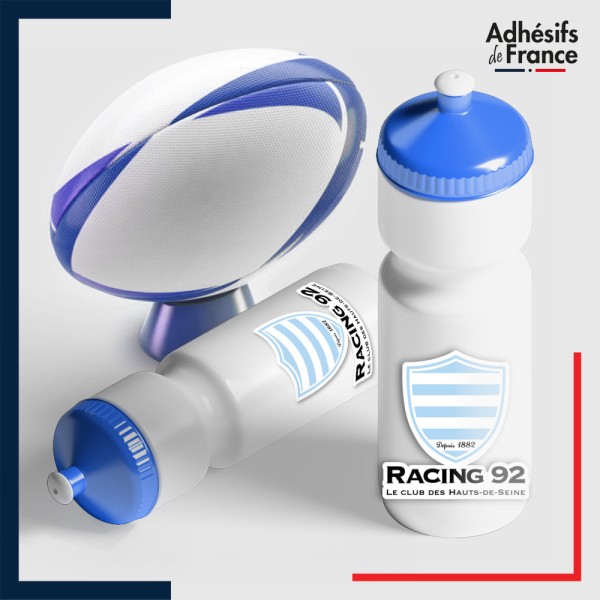 autocollant petit format logo rugby - Club Racing 92 - Le Club des Hauts de Seine