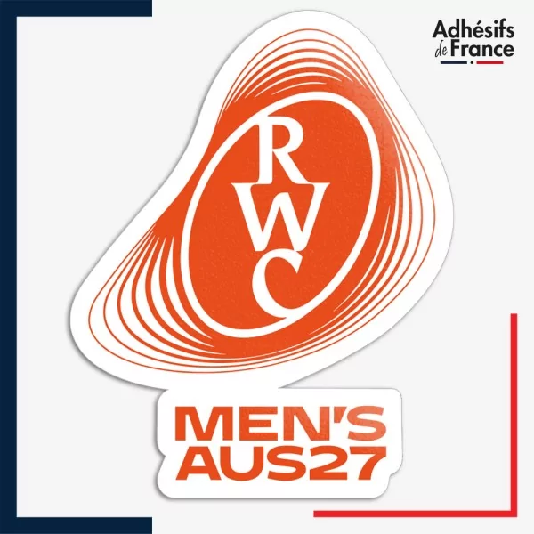 Sticker logo coupe du monde de rugby 2027
