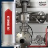 Marqueur tuyauterie incendie - adhésif laminé colle forte - Eau sprinkler