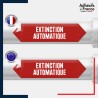 Vinyle adhésif de Tuyauterie norme NFX ou CLP - Extinction automatique