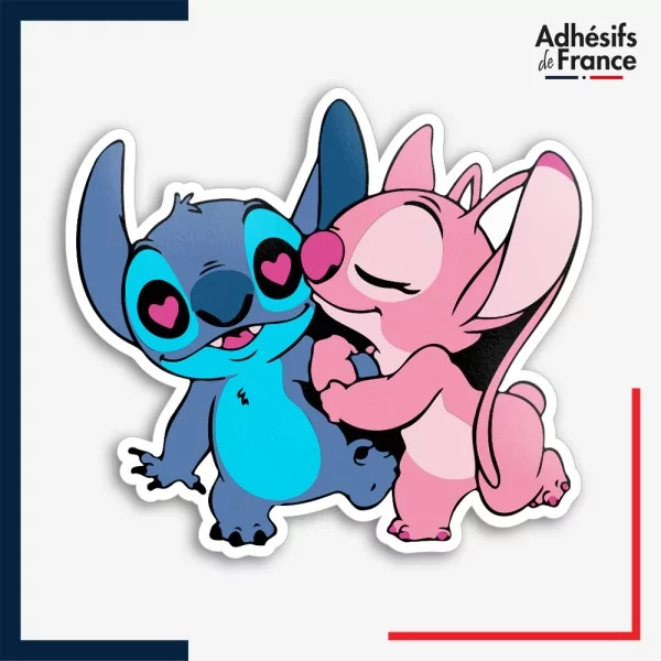 Sticker Disney - Angel et Stitch ange