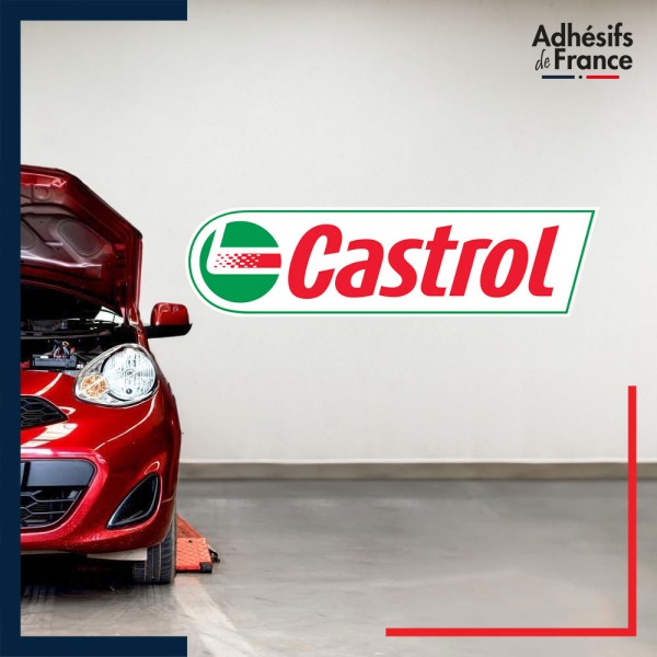 Adhésif grand format logo voiture - CASTROL