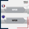 Vinyle adhésif de Tuyauterie norme NFX ou CLP - Vapeur
