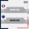 Vinyle adhésif de Tuyauterie norme NFX ou CLP - Vapeur d'eau