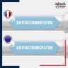 Vinyle adhésif de Tuyauterie norme NFX ou CLP - Air d'instrumentation