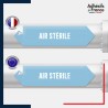 Vinyle adhésif de Tuyauterie norme NFX ou CLP - Air stérile