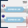 Vinyle adhésif de Tuyauterie norme NFX ou CLP - Respirer de l'air