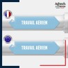 Vinyle adhésif de Tuyauterie norme NFX ou CLP - Travail aérien