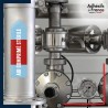 Marqueur tuyauterie norme française NFX air - adhésif laminé colle forte - Air comprimé stérile
