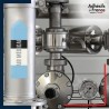 Marqueur tuyauterie norme française NFX air - adhésif laminé colle forte - Air médical