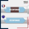 Vinyle adhésif de Tuyauterie norme NFX ou CLP - Désenfumage