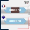 Vinyle adhésif de Tuyauterie norme NFX ou CLP - Air rejeté VMC