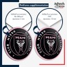 sticker sur plaque aluminium dibond ou panneau PVC logo football- Club Miami FC