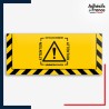 Adhésif sol antidérapant pictogramme Attention ne pas encombrer