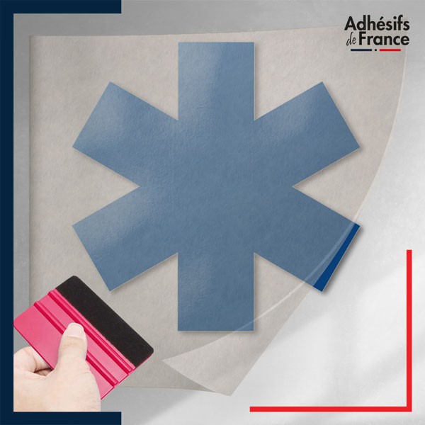 transfert adhésif croix ambulance classique ambiance