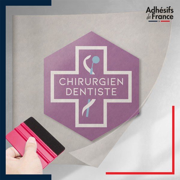 transfert adhésif Chirurgien - Dentiste