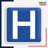 adhésif logo hopital