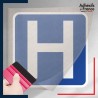 transfert adhésif logo hopital