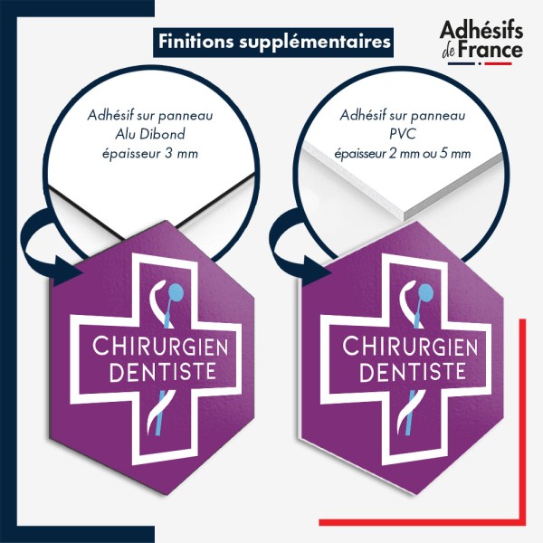 panneau adhésif Chirurgien - Dentiste