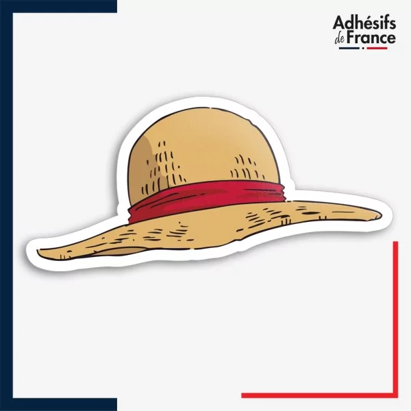 Sticker One Piece - Chapeau de paille de Luffy