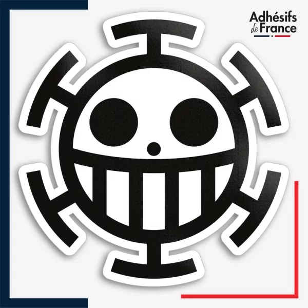 Sticker One Piece - Jolly Roger de Trafalgar Law