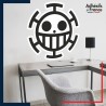 Adhésif grand format One Piece - Jolly Roger de Trafalgar Law