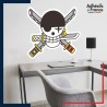 Adhésif grand format One Piece - Jolly Roger de Roronoa Zoro