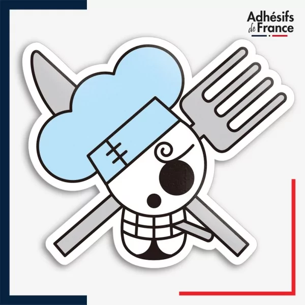 Sticker One Piece - Jolly Roger de Sanji