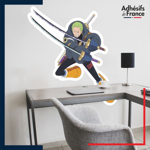 Adhésif grand format One Piece - Roronoa Zoro tenue SSG