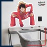 Adhésif grand format One Piece - Luffy tenue SSG
