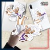 autocollant petit format One Piece - Luffy Gear 5 détente
