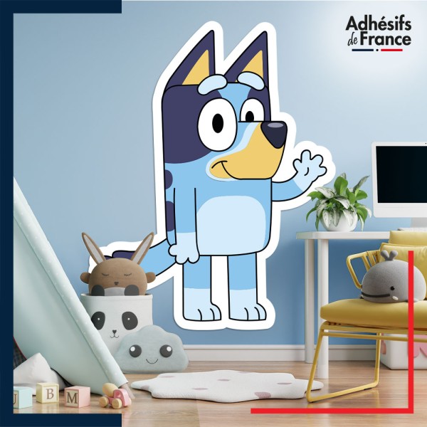 Adhésif murale chambre grand format Bluey - Bluey