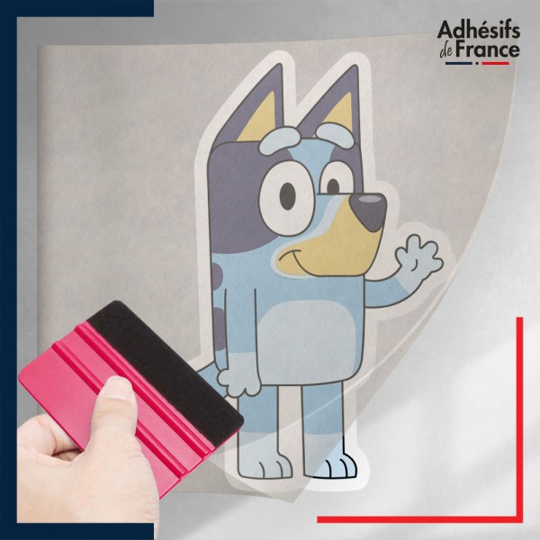 stickers sous film transfert Bluey - Bluey