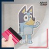 stickers sous film transfert Bluey - Bluey