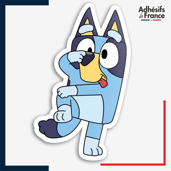 Sticker Bluey - Bluey grimaces