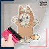 stickers sous film transfert Bluey - Bingo