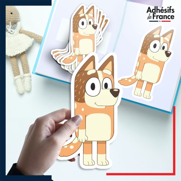 autocollant petit format Bluey - Chilli