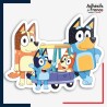 Sticker Bluey - Bluey et sa famille