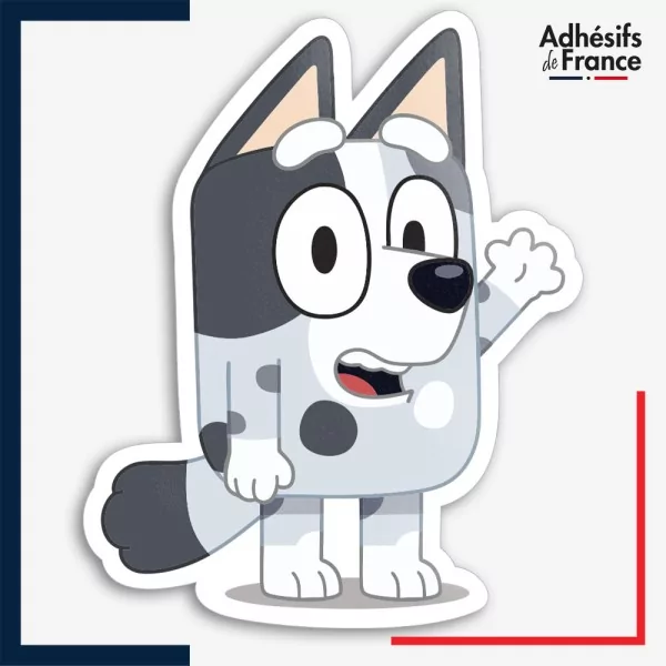 Sticker Bluey - Muffin salut
