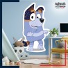 Adhésif murale chambre grand format Bluey - Oncle Stripe