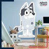 Adhésif murale chambre grand format Bluey - Tante Trixie