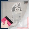 stickers sous film transfert Bluey - Tante Trixie