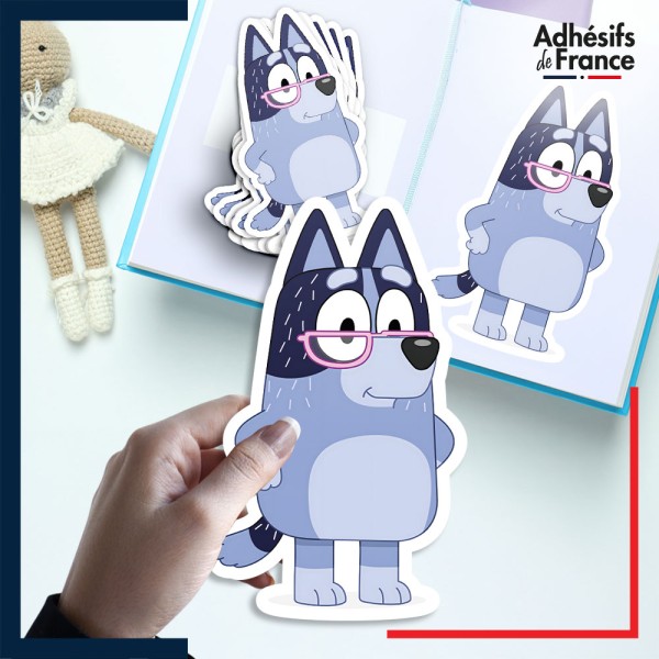 autocollant petit format Bluey - Grand-mère Nana